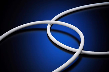 Product using the silicone sheath with superior sliding properties (Silicone cable for medical use SilMED®)