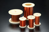 Enameled wire for high efficiency motors