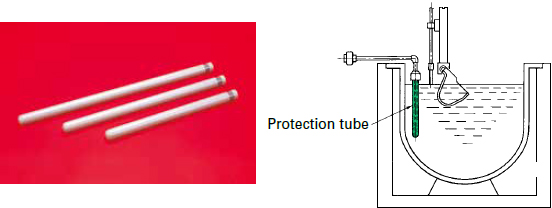 Sialon protection tube-single pieces